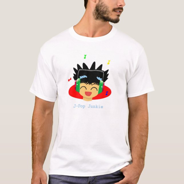 J-Pop Junkie T-Shirt (Front)