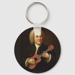 J.S. Bach on Uke Keychain