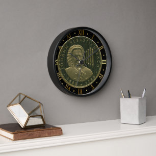 J. S. Bach Organist Commemorative  Organ Pipe Wall Clock
