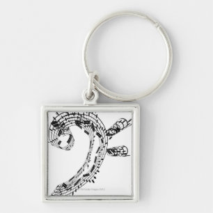 J.S.Bach's Cello Suite Keychain