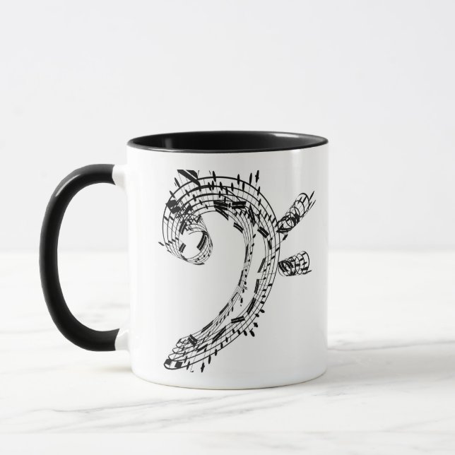 J.S.Bach's Cello Suite Mug (Left)