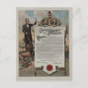 J. S. Smith & Co. copy Emancipation Proclamation Postcard