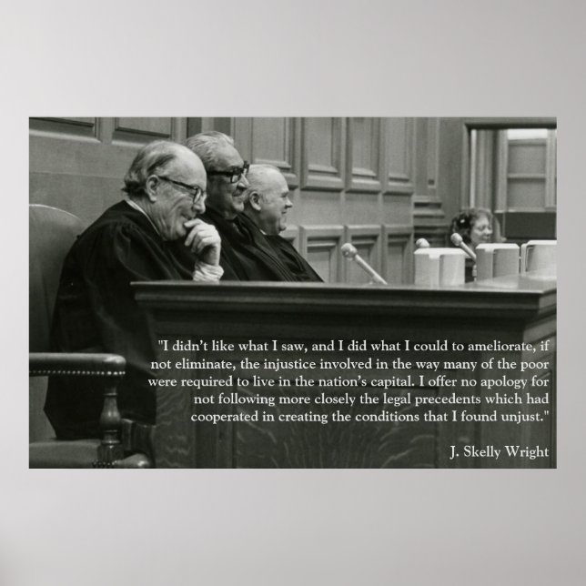 J. Skelly Wright Poster (Front)