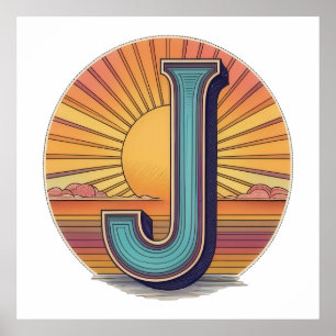 J Sunrise Splendour Poster