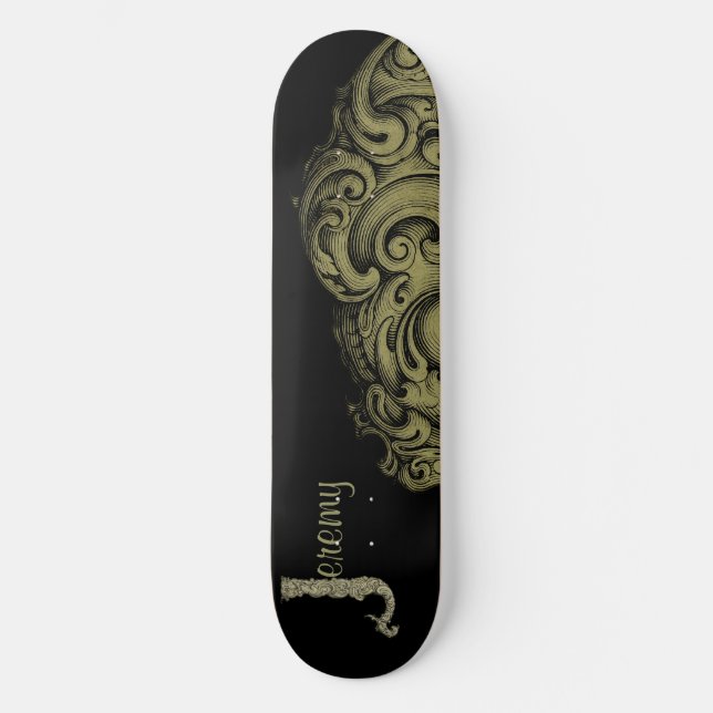 J - The Falck Alphabet (Golden) Skateboard (Front)