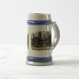 J.W. Audubon - Ursus Americanus Black Bear Beer Stein