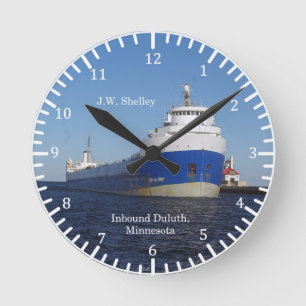 J.W. Shelley clock