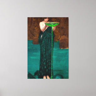 J. W. WATERHOUSE - CIRCE INVIDIOSA - 1892 - CANVAS PRINT