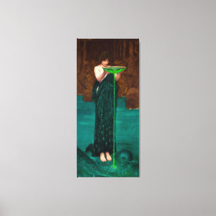 J. W. WATERHOUSE - CIRCE INVIDIOSA - 1892 - CANVAS PRINT