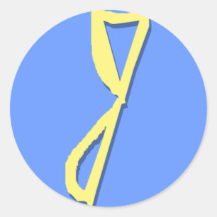 J (Yellow) Sticker