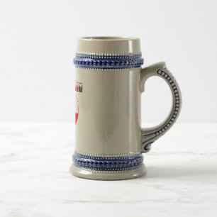 ja Cie kocham Eagle Heart Beer Stein