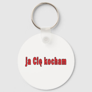 ja Cie kocham - I Love You Keychain