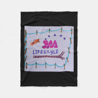 Jaa Lifestyle Company Logo Panting  Fleece Blanket