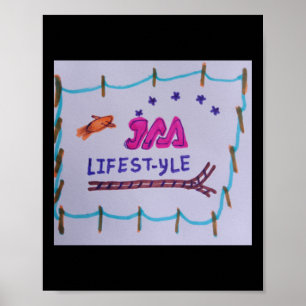 Jaa Lifestyle Company Logo Panting Poster