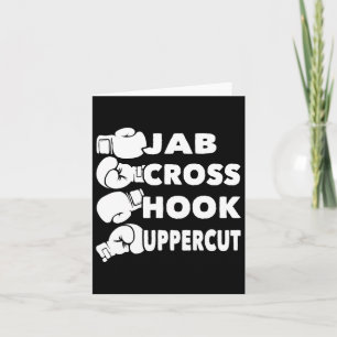 Jab Cross Hook Uppercut - Boxing Lover Gym Boxer K Card