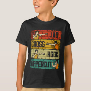 Jab Cross Hook Uppercut Boxing T-Shirt