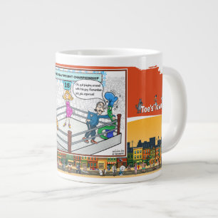 Jab Jab Uppercut   Encouragement Large Coffee Mug