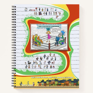 Jab Jab Uppercut Encouragement Spiral Notebook