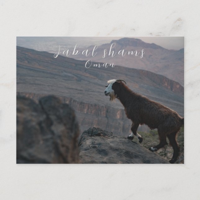 Jabal shams oman carte postale (Devant)