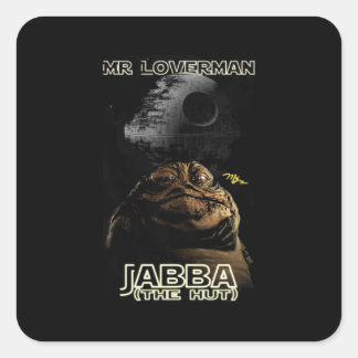 Jabba The Hut x Mr Loverman (Shabba Ranks) Square Sticker