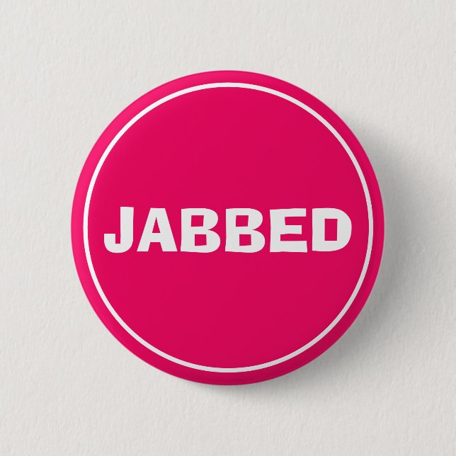 Jabbed Button (Hot Pink) (Front)