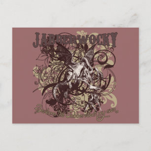 Jabberwocky Carnivale Style Postcard