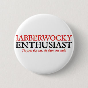 Jabberwocky Enthusiast 2 Inch Round Button
