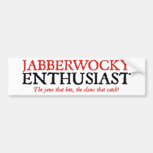 Jabberwocky Enthusiast Bumper Sticker
