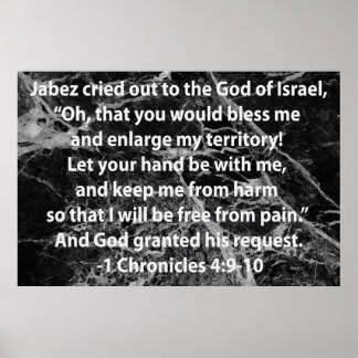 Jabez's Prayer Poster