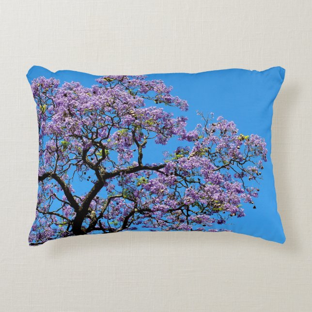 Jacaranda Accent Pillow (Front)