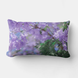 Jacaranda Arbre Fleurs Jeter Coussin Oreiller