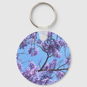 Jacaranda Blossoms Keychain