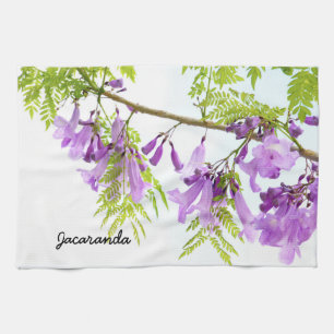 Jacaranda Flower is purple Kitchen Towel