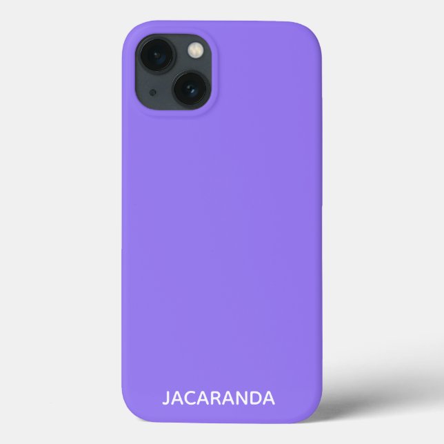 Jacaranda purple color name Case-Mate iPhone case (Back)