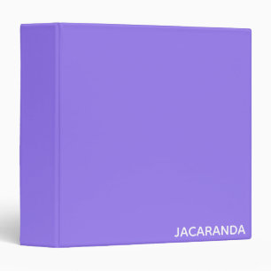 Jacaranda purple colour name binder