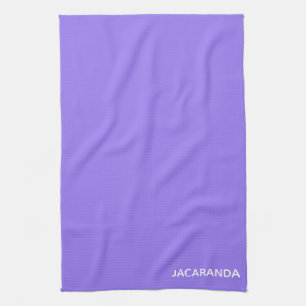Jacaranda purple colour name kitchen towel