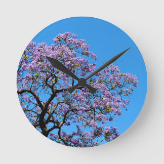 Jacaranda Round Clock