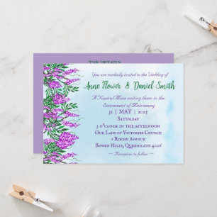 Jacaranda Sky Faire-part de mariage catholique