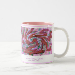 Jacaranda Tree Two-Tone Coffee Mug