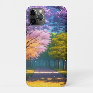 Jacaranda Trees In Forest,  iPhone 11 Pro Case