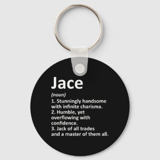 Jace Definition Personalized Name Funny Birthday Keychain