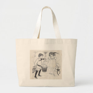 Jack and Jill Large Tote Bag