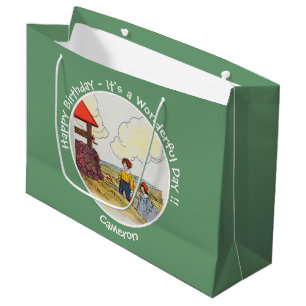 Jack and Jill Mother Goose Birthday Party Items Large Gift Bag
