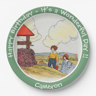 Jack and Jill Mother Goose Birthday Party Items Paper Plate