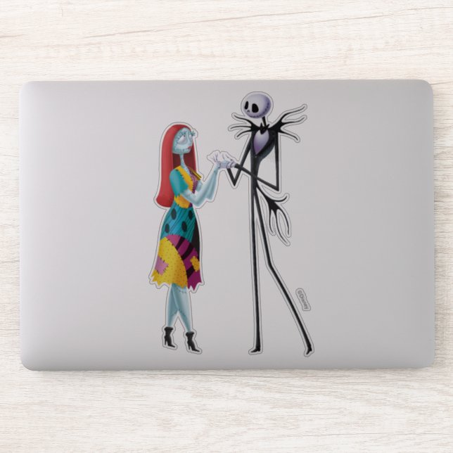 Jack and Sally Holding Hands (Computer)