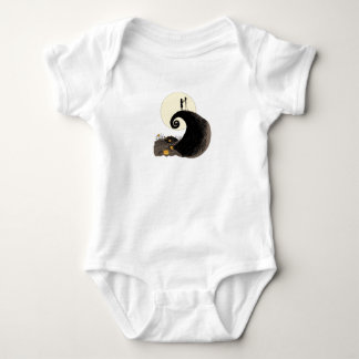 Jack and Sally | Moon Silhouette Baby Bodysuit