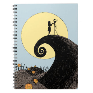 Jack and Sally | Moon Silhouette Notebook