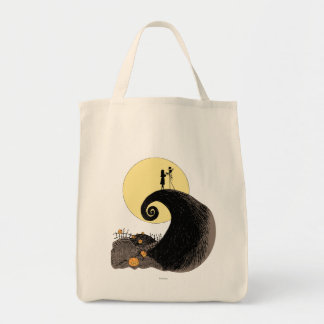 Jack and Sally | Moon Silhouette Tote Bag