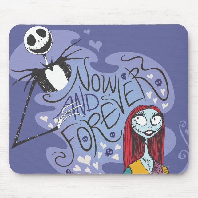 Jack and Sally - Now and Forever Mouse Pad (Front)