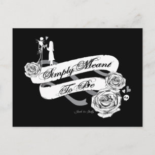 Jack and Sally - Simply Meant To Be Postcard